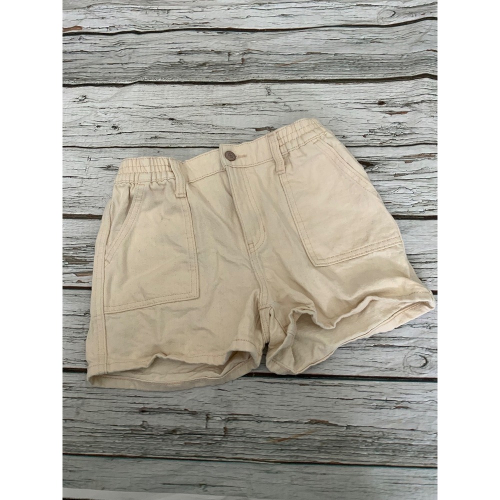 Old Navy Girls XL 14-16 Beige‎ Utility Shorts High Waisted Summer Retro